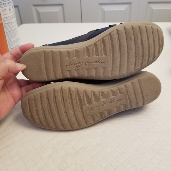 Easy Spirit Aubree 2 Fabric Slip On Flats Blue Women 8M - Picture 6 of 6